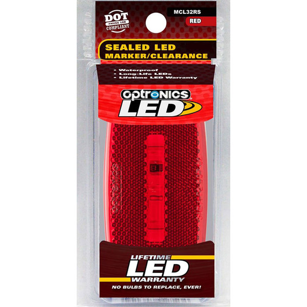 Optronics Optronics MCL32RS LED Marker/Clearance Light - White Base MCL32RS